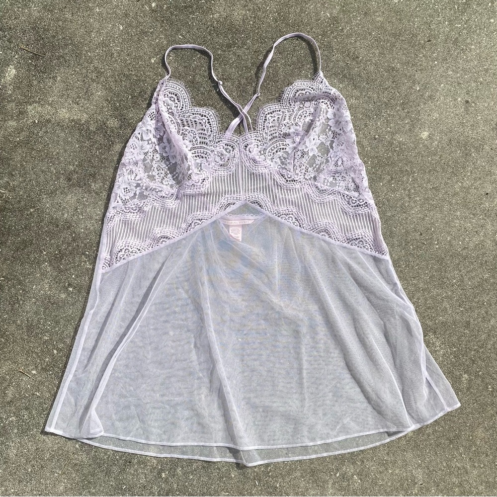 Victoria’s Secret Sheer Babydoll Slip Dress